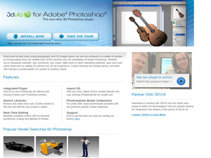 3DVIA for Adobe Photoshop, Freeware, Windows