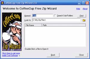 CoffeeCup Free Zip Wizard, Freeware, Windows