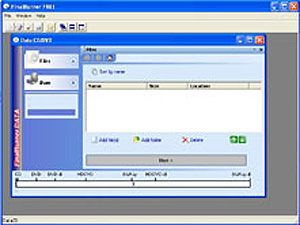FinalBurner CD-DVD Burner, Freeware, Windows