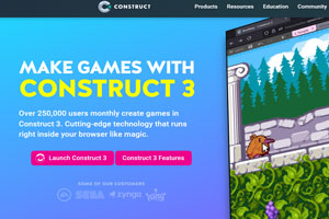 Construct 3 game-making soft